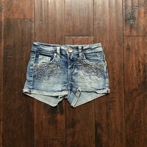 Girls Embellished Shorts